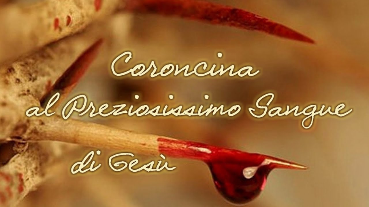 Coroncina al preziosissimo sangue di Gesù del 1 luglio 2023 – PUGLIA.NET
